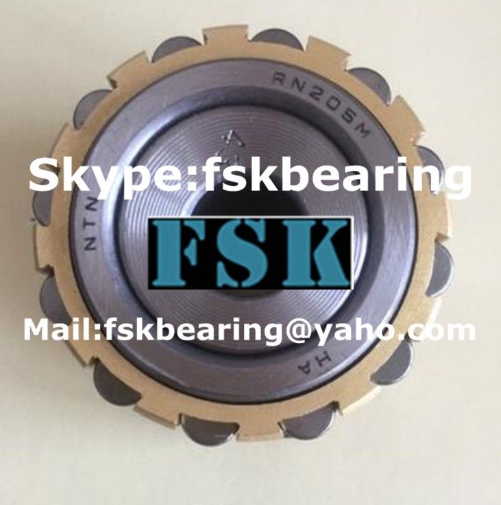 Eccentric RN205M Cylindrical Roller Bearing Brass Cage for Reduction Box